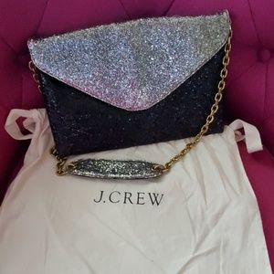 sparkly J.Crew Invitation clutch